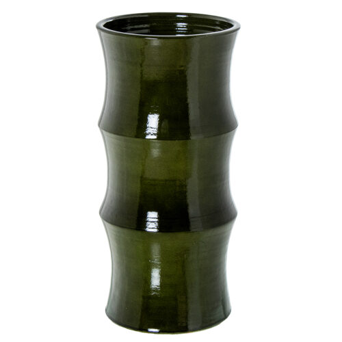 PARAGÜERO CERÁMICA VERDE BRILLO ZIG-ZAG