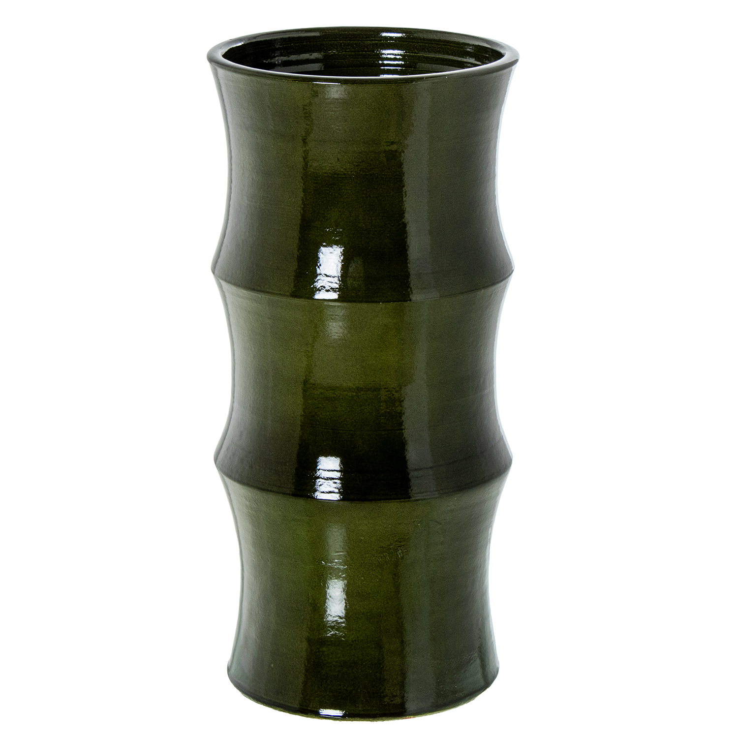 PARAGÜERO CERÁMICA VERDE BRILLO ZIG-ZAG