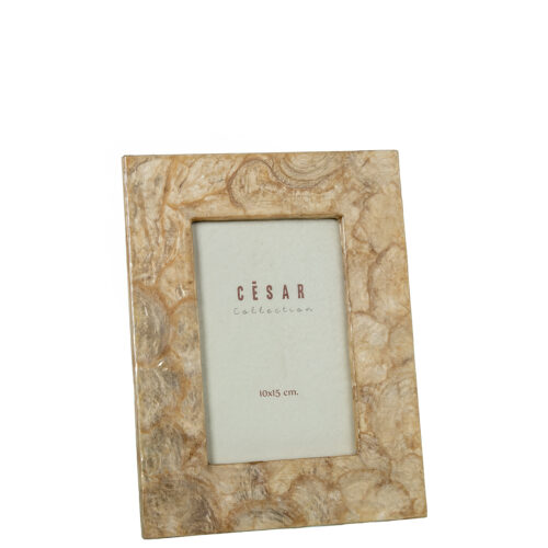 PORTAFOTOS NACAR 10X15CM TOSTA