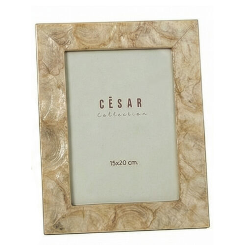 PORTAFOTOS NACAR 15X20CM TOSTADO