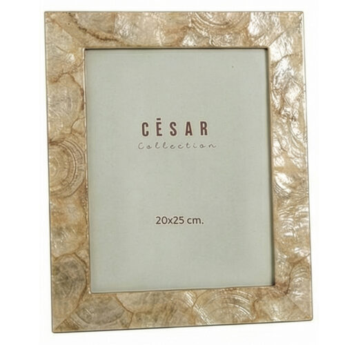 PORTAFOTOS NACAR 20X25CM TOSTADO