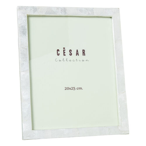 PORTAFOTOS NACAR 20X25CM NATURAL MARCO FINO
