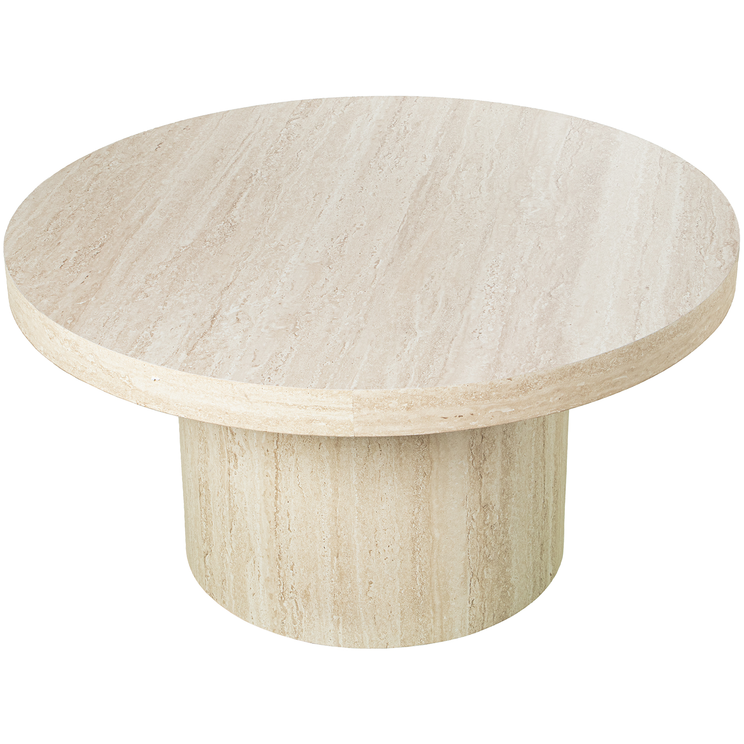 MESA DE CENTRO MADERA DM+PAPELAPEL TRAVERTINO COLOR NATURAL