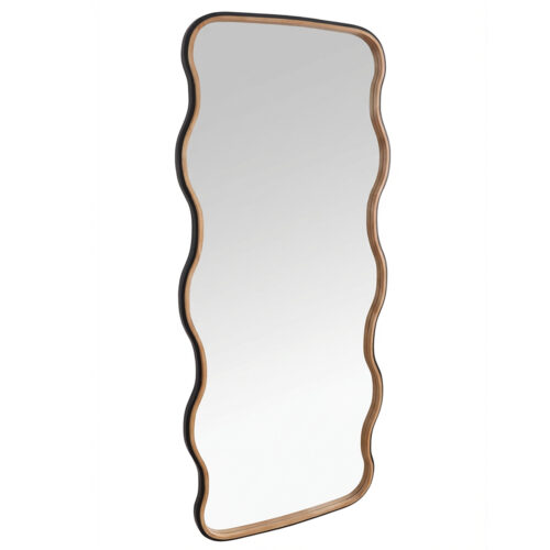 ESPEJO PARED MADERA 76X170CM NATURAL/NOGAL CAUCHO+DM