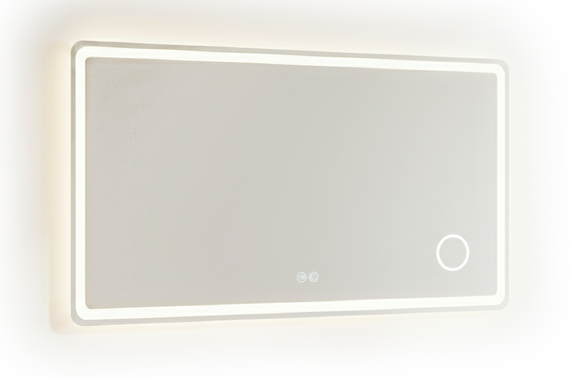 ESPEJO PARED CON ILUMINACION LED Y LUPA DE AUMENTO WATERPROOF 100 x 70 CM.