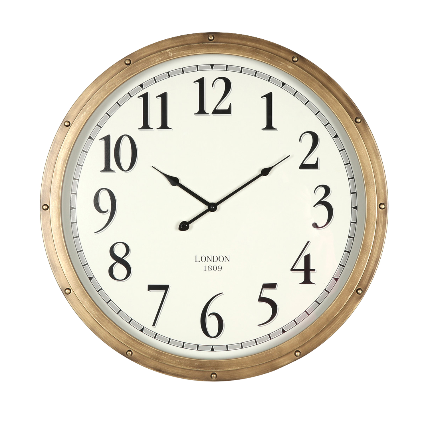 RELOJ PARED ø60CM METAL HIERRO