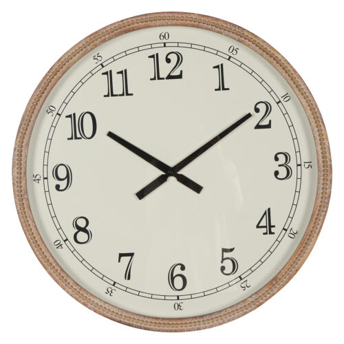RELOJ PARED ø68CM MADERA DM