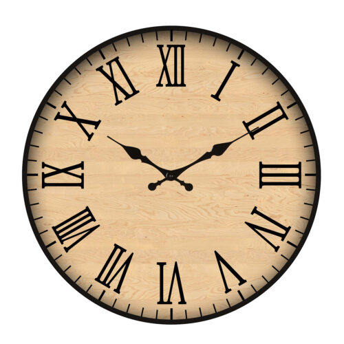 RELOJ PARED ø60CM METAL HIERRO