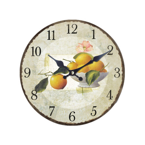 RELOJ PARED ø29CM MADERA DM