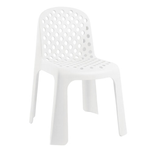 SILLA DE EXTERIOR BARK BLANCO