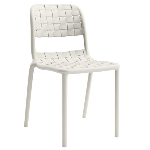 SILLA DE EXTERIOR BORA BLANCO CREMA