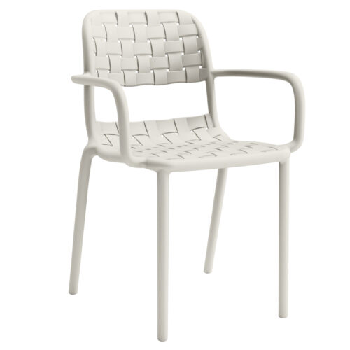 SILLON DE EXTERIOR BORA BLANCO CREMA