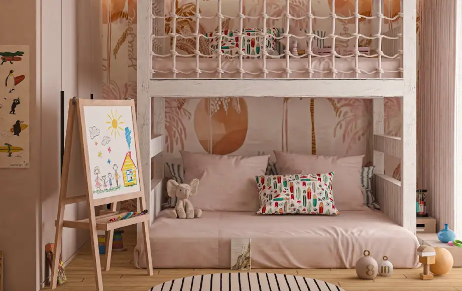 Cuarto juvenil de niña