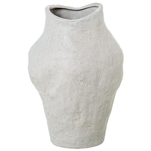 JARRÓN CERÁMICA BLANCO