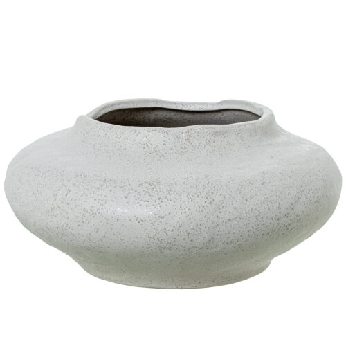 JARRÓN CERÁMICA BLANCO