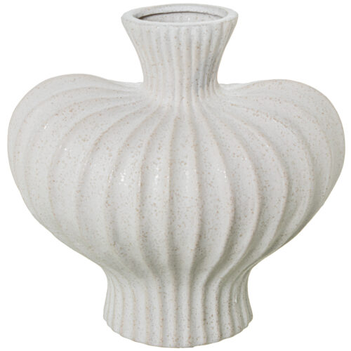 JARRÓN CERÁMICA BLANCO
