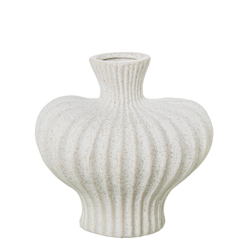 JARRÓN CERÁMICA BLANCO