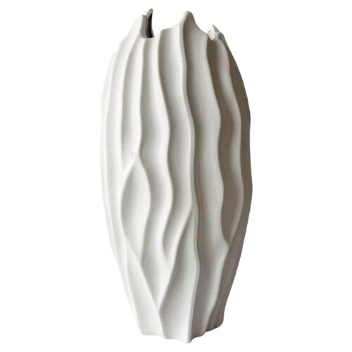 JARRÓN CERÁMICA BLANCO