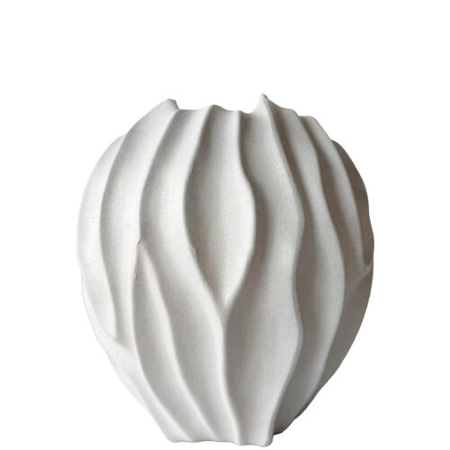 JARRÓN CERÁMICA BLANCO