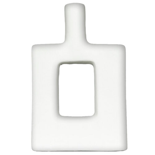 JARRÓN CERÁMICA BLANCO