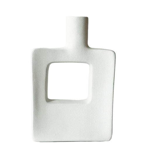 JARRÓN CERÁMICA BLANCO