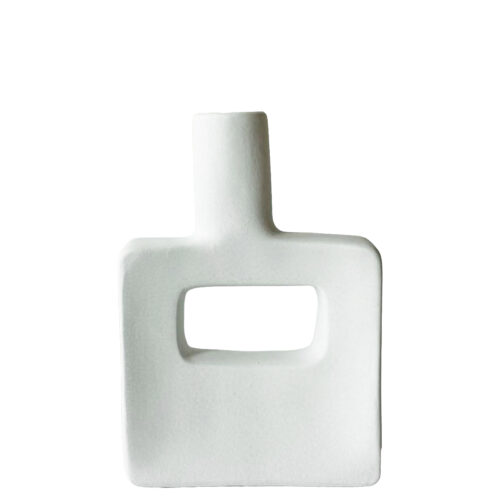 JARRÓN CERÁMICA BLANCO