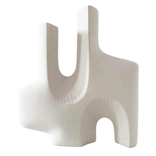 JARRÓN CERÁMICA BLANCO