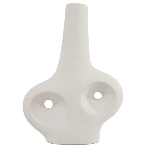 JARRÓN CERÁMICA BLANCO