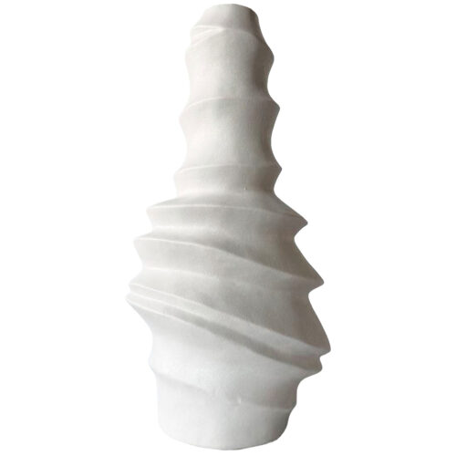 JARRÓN CERÁMICA BLANCO