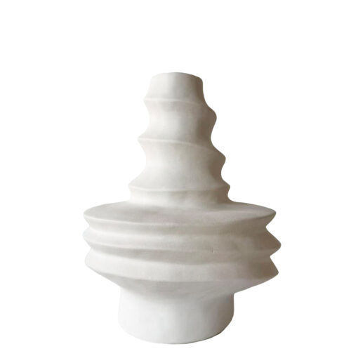 JARRON CERAMICA BLANCO