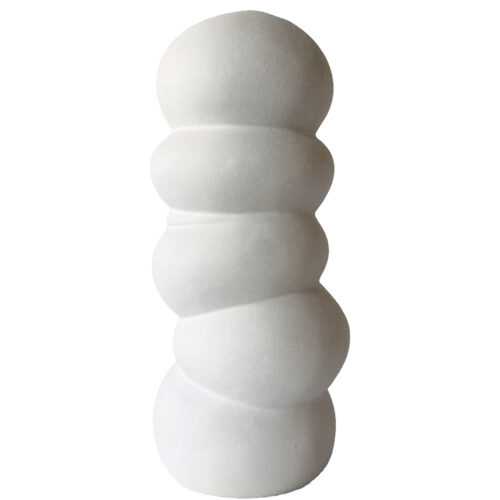 JARRÓN CERÁMICA BLANCO