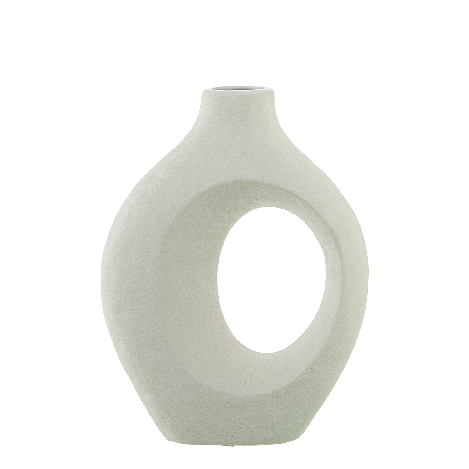 JARRON CERÁMICA 26CM BLANCO MA