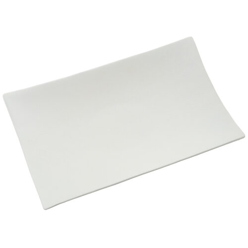 CENTRO RECTANGULAR CERAMICA CRREMA