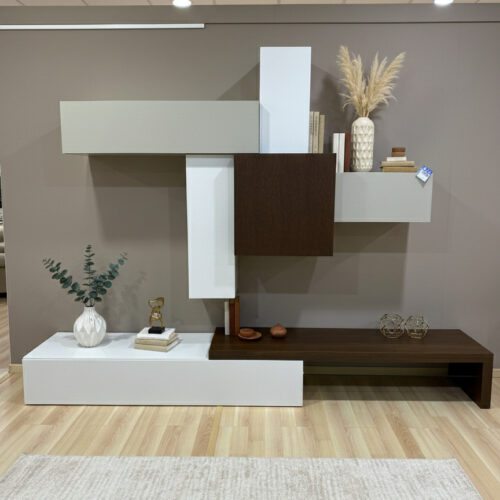 Composición salón tonos beige