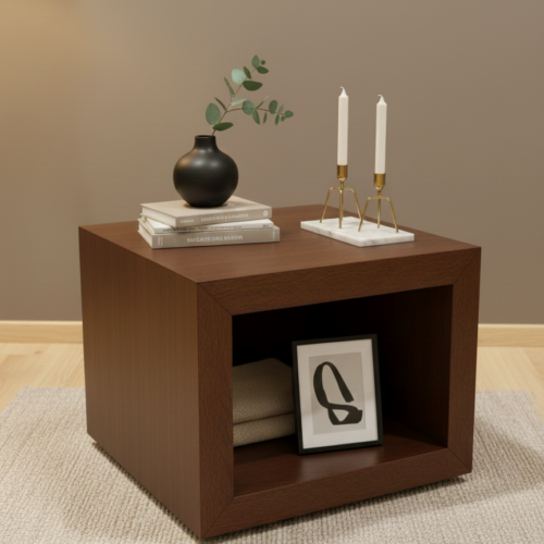 Mesa de Rincón Cubo con Hueco