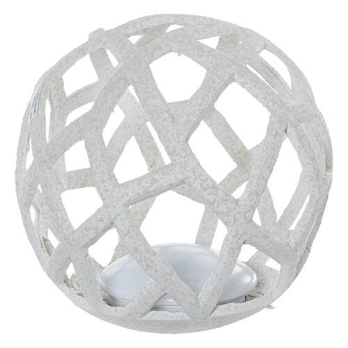 BOLA CALADA C/LUZ LED 42CM FIB RUGOSO