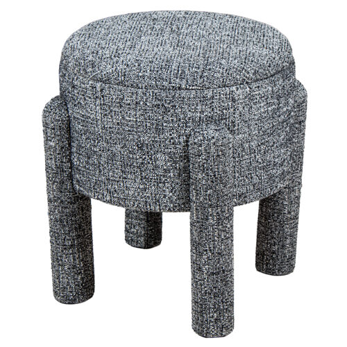 PUF POLIESTER GRIS MADERA