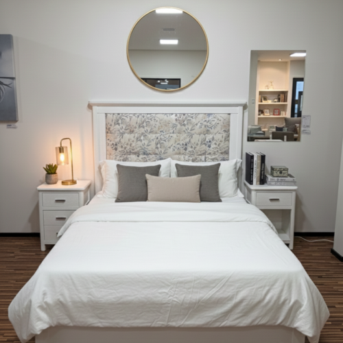 Dormitorio Grupo Seys pino blanco arenado