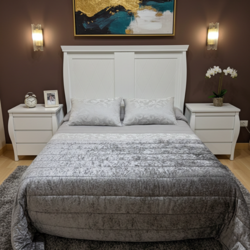 Dormitorio completo lacado blanco