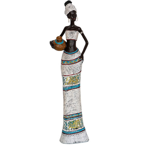 FIGURA RESINA AFRICANA CANTARO