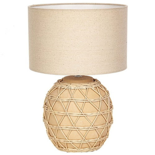 LAMPARA RATTAN C/PANTALLA