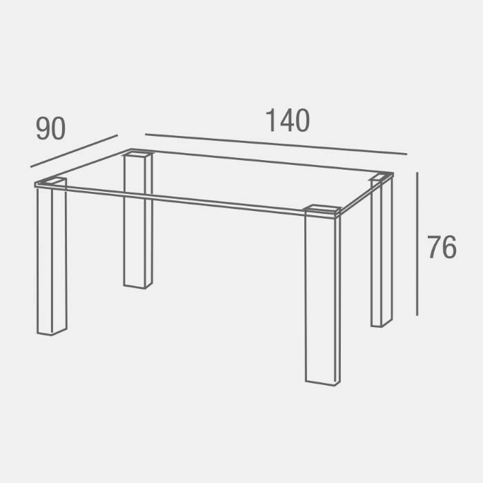 MESA COMEDOR MOD. VALENTINA - Imagen 4
