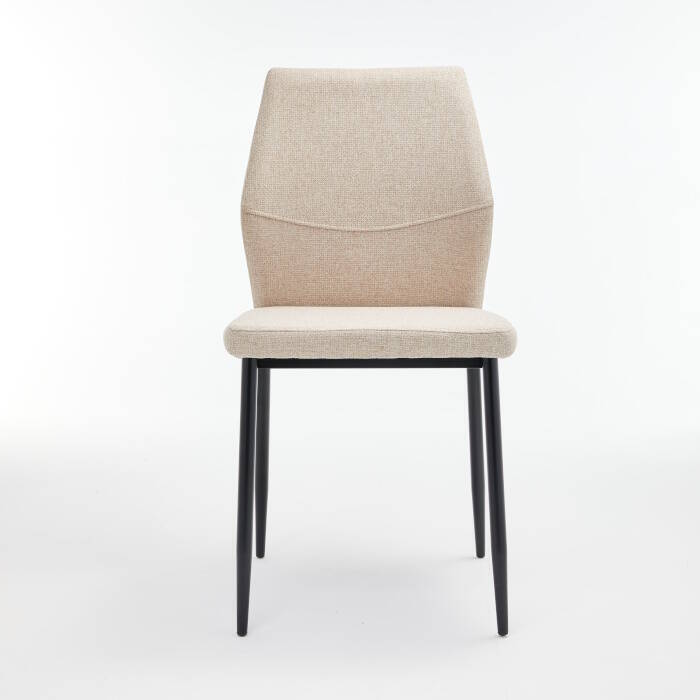 SILLA MOD. MARINA TELA C/ BEIGE CAJAS DE 4 UDS - Imagen 2