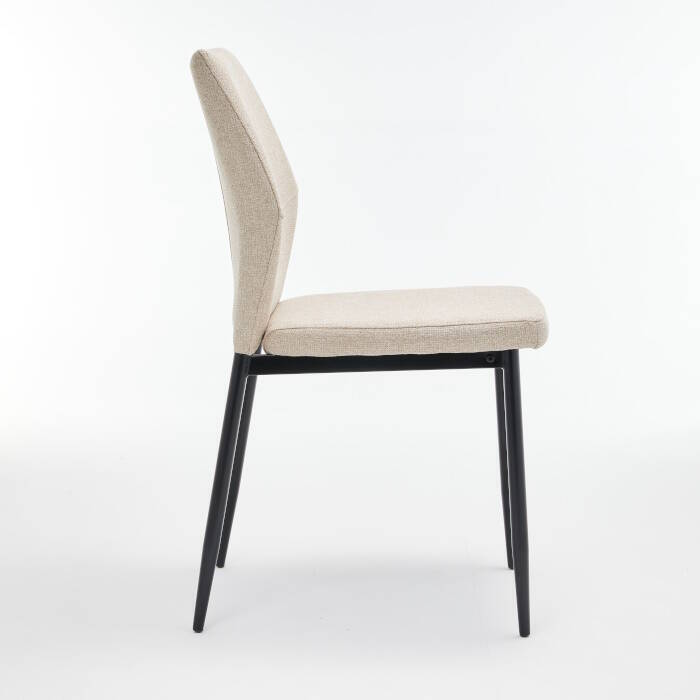 SILLA MOD. MARINA TELA C/ BEIGE CAJAS DE 4 UDS - Imagen 3