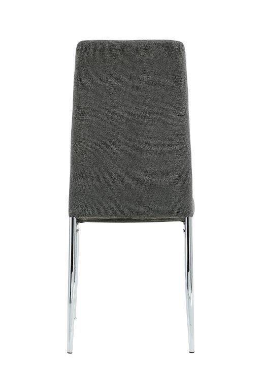 SILLA MOD. ROXANA TELA C/ GRIS OSCURO (NUEVA TELA) SE SIRVE EN CAJAS DE 6 UDS - Imagen 4
