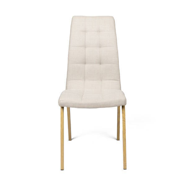 SILLA MOD. JADE TELA C/ BEIGE PATA MADERA CAJA DE 4 UDS - Imagen 2