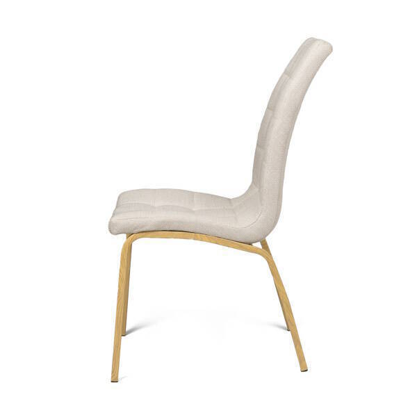 SILLA MOD. JADE TELA C/ BEIGE PATA MADERA CAJA DE 4 UDS - Imagen 3