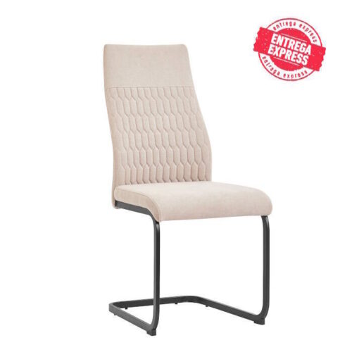 SILLA MOD. NAYARIT TELA C/BEIGE CAJA DE 4 UDS