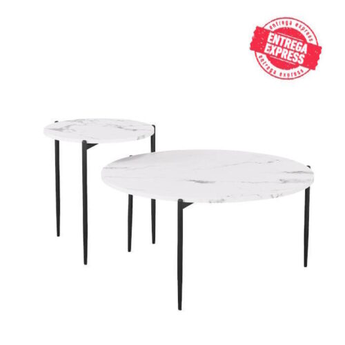 MESA CENTRO MOD. EVEROL C/ MARMOL BLANCO