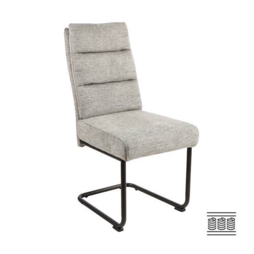 SILLA MOD. DANAI TELA C/ GRIS CAJAS DE 2 UDS.